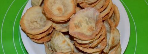 тарталетки с начинкой из крабовых палочек. Шаг 14