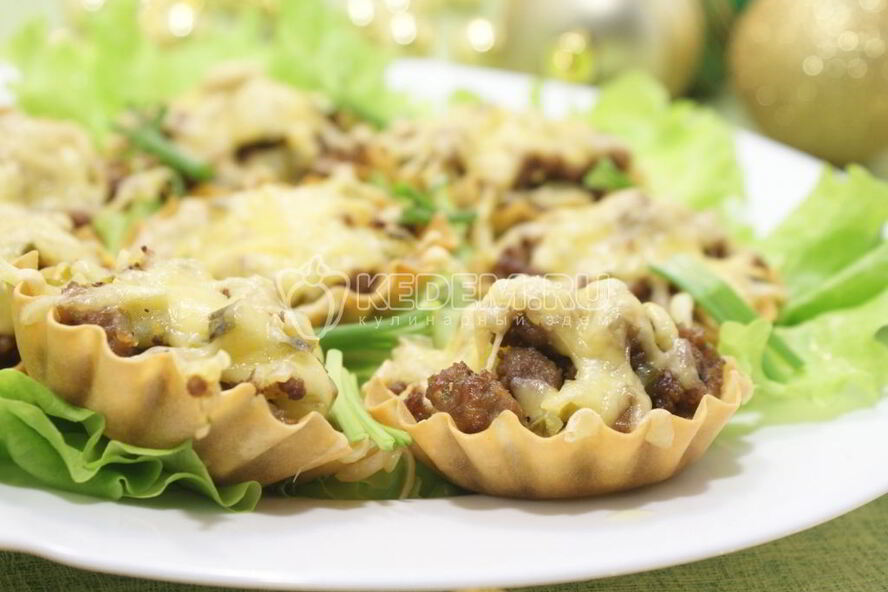 Рецепт тарталеток с начинкой новогодний сюрприз