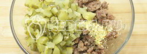 тарталетки с начинкой новогодний сюрприз. Шаг 5