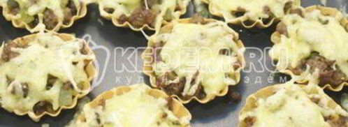 тарталетки с начинкой новогодний сюрприз. Шаг 9