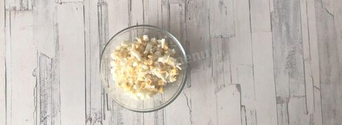 тарталетки с печенью трески и яйцом. Шаг 3