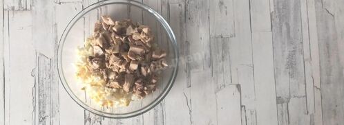 тарталетки с печенью трески и яйцом. Шаг 7