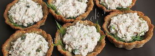 тарталетки с печенью трески. Шаг 12