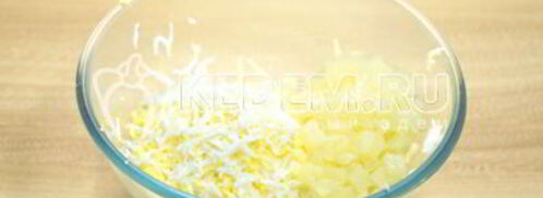 тарталетки с пикантным салатом. Шаг 4