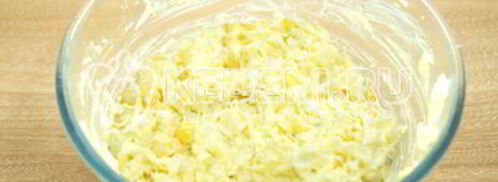 тарталетки с пикантным салатом. Шаг 6