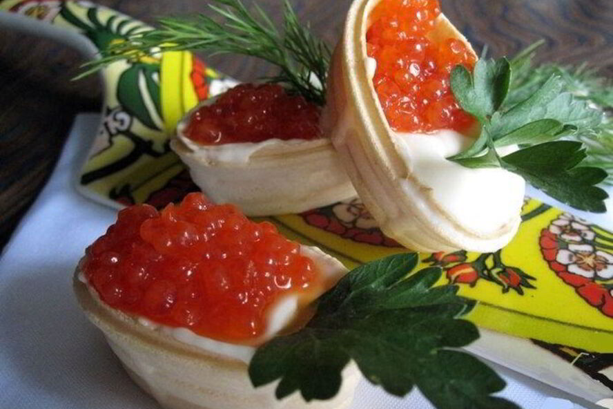 Рецепт вафельных тарталеток