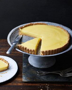 Французский лимонный заварной тарт