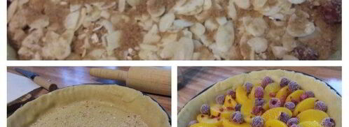 фруктовый тарт с овсяным штрейзелем. Шаг 4