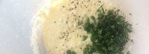 маленькие тарты с лососем и цукини розами. Шаг 3