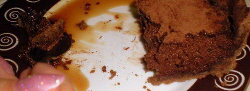 миндальный тарт с брауни. Шаг 3