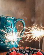 Нежный миндальный тарт с ягодами