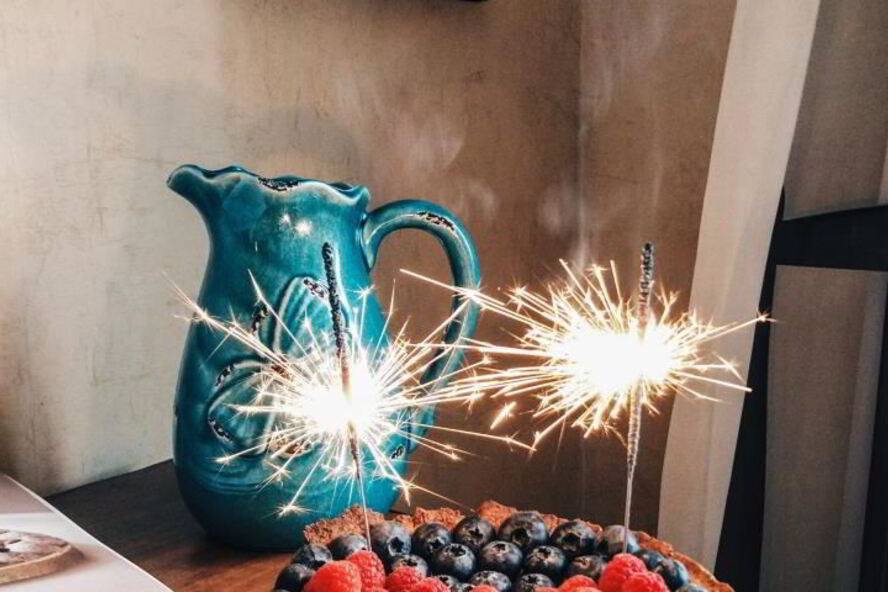 Рецепт нежного миндального тарта с ягодами