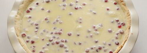 тарт с белым шоколадом и брусникой. Шаг 11