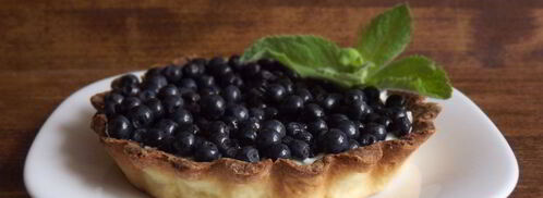 тарт с черникой и рикоттой. Шаг 9