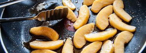 тарт с карамельным кремом и яблоками. Шаг 21