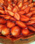 Тарт с клубникой и белым шоколадом