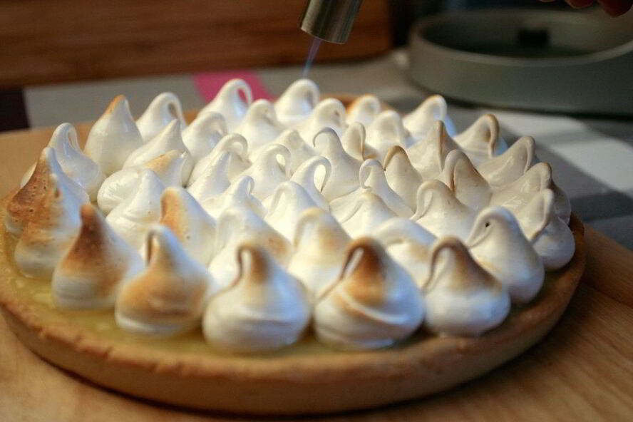 Рецепт тарта с лимонной начинкой и белковым кремом