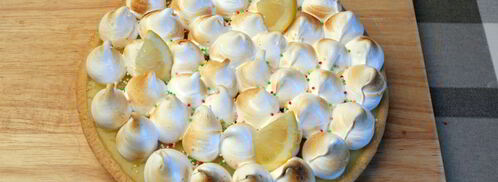 тарт с лимонной начинкой и белковым кремом. Шаг 23