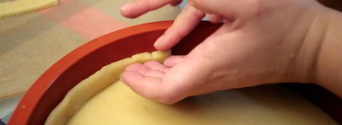 тарт с лимонной начинкой и белковым кремом. Шаг 9