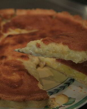 Тарт с манго