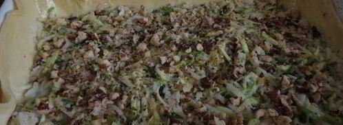 тарт с цукини, рисом и орехами. Шаг 8