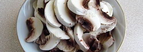 тартинки с грибами и творогом. Шаг 5