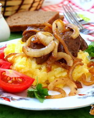 Телятина маринованная в вишневом вине