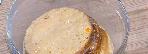 французские тосты с ванильным йогуртом и манго. Шаг 4