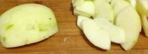 французские тосты с яблоками и сливами. Шаг 3