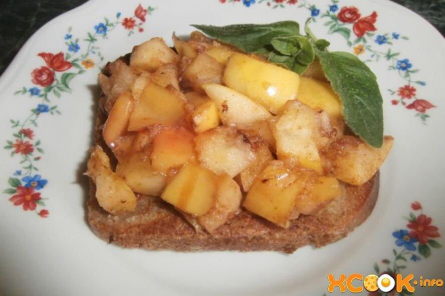 Рецепт французских тостов с яблоками