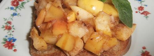 французские тосты с яблоками. Шаг 6