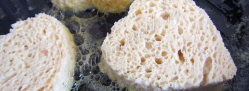 французские тосты в виде сердца. Шаг 12