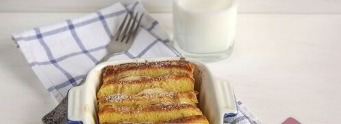 французские тосты, запеченные с яблоком. Шаг 11