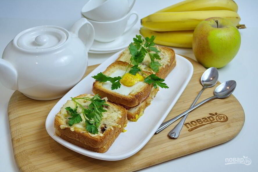 Рецепт необычных тостов к завтраку
