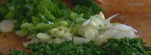 тосты на завтрак с творогом, помидорами и грибами. Шаг 8