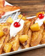 Тосты с ананасом