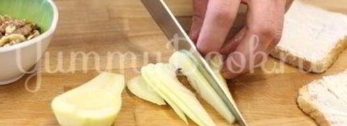 тосты с грушей и медом. Шаг 3