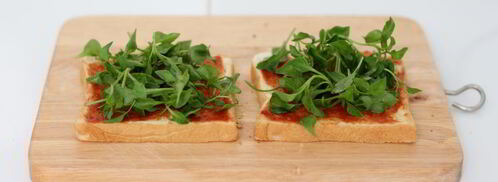 тосты с креветками. Шаг 5