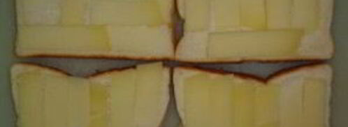 тосты с сыром и грибами. Шаг 4