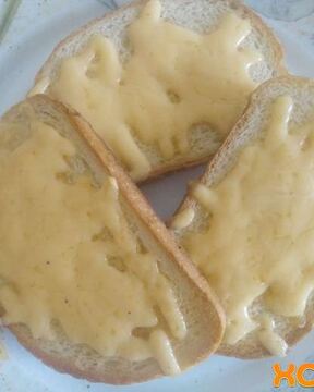 Тосты с сыром на сковороде