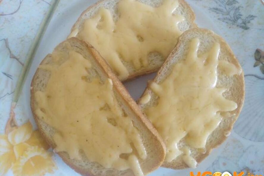 Рецепт тостов с сыром на сковороде