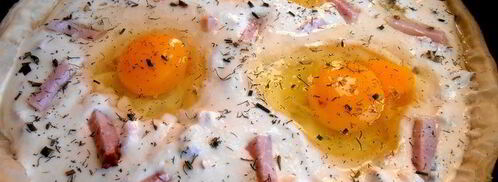 глазунья в съедобной сковородке. Шаг 16