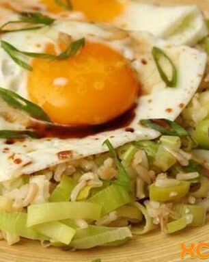 Классическая яичница на завтрак