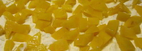 торт яичница с персиками. Шаг 9