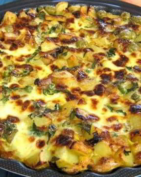 Яичница с горошком