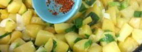 яичница с горошком. Шаг 6