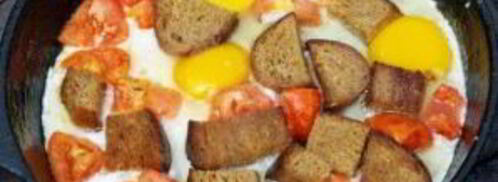 яичница с гренками. Шаг 5