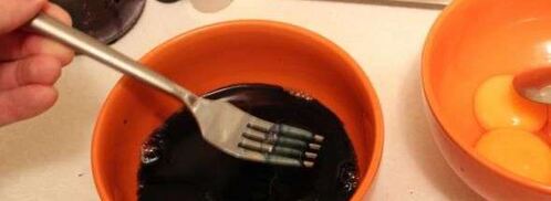 яичница с приправами. Шаг 18