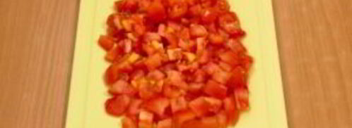 яичница с ветчиной и помидорами. Шаг 4