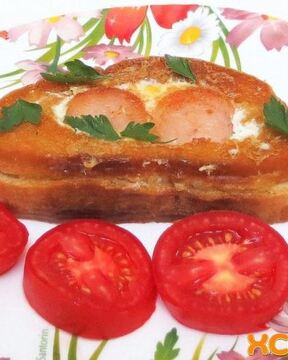 Яичница в хлебе